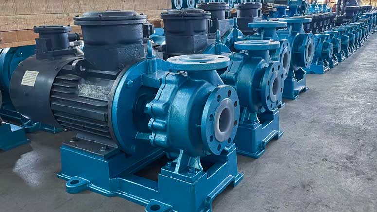 fluoroplastic centrifugal pumps